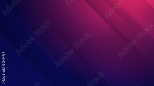 Abstract blue pink purple geometric light triangle line shape with futuristic concept presentation background