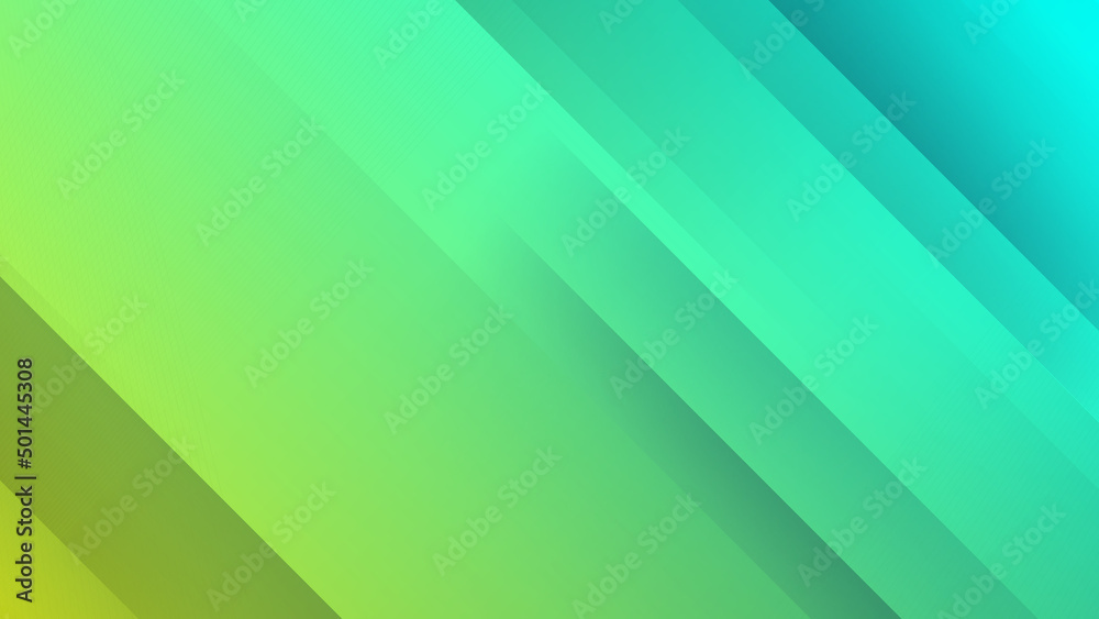 Minimal geometric green yellow light technology background abstract design. Vector illustration abstract graphic design banner pattern presentation background web template.