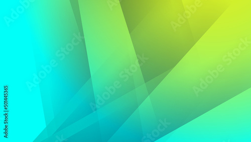 Vector green yellow abstract, science, futuristic, energy technology concept. Digital image of light rays, stripes lines with light, speed and motion blur over dark tech background