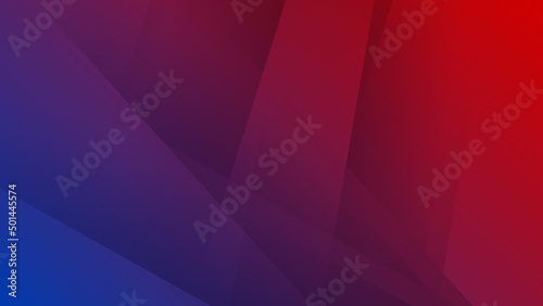 Abstract blue red background. Vector abstract graphic design banner pattern presentation background web template.