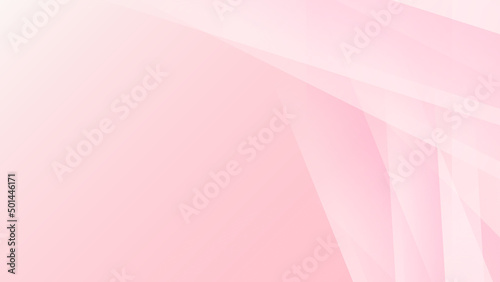 Abstract pink white geometric light triangle line shape with futuristic concept presentation background