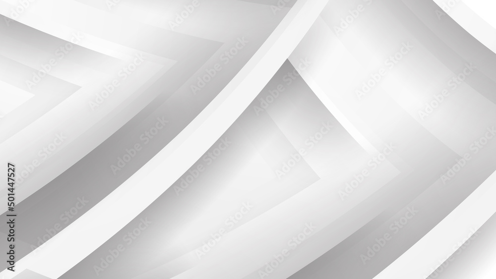 Obraz premium Minimal white grey abstract modern background design. Design for poster, template on web, backdrop, banner, brochure, website, flyer, landing page, presentation, certificate, and webinar