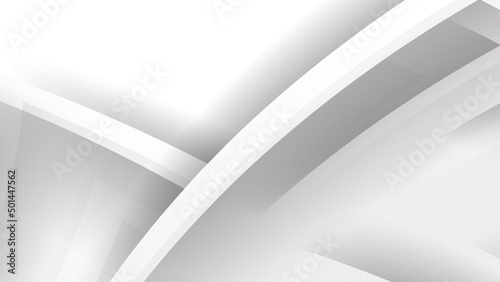 Abstract white grey background. Vector abstract graphic design banner pattern presentation background web template.