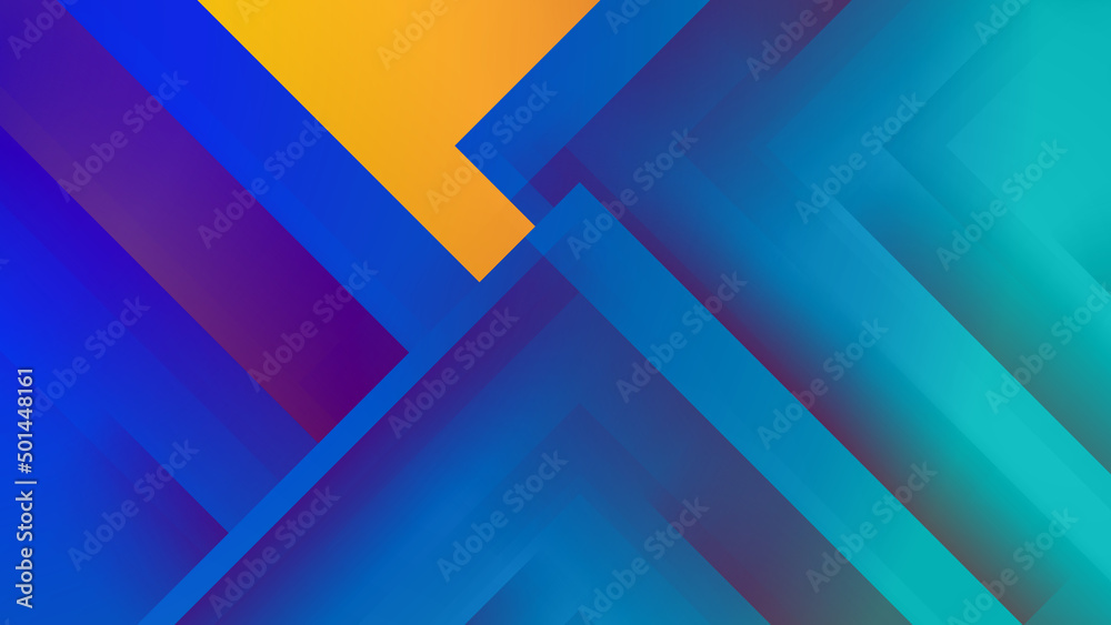 Modern orange blue corporate abstract technology background. Vector abstract graphic design banner pattern presentation background web template.