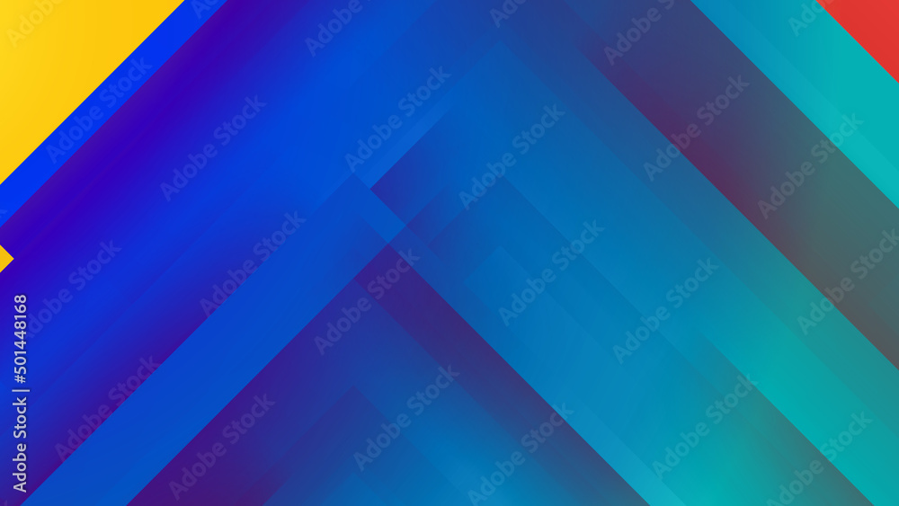 Abstract orange blue background. Vector abstract graphic design banner pattern presentation background web template.