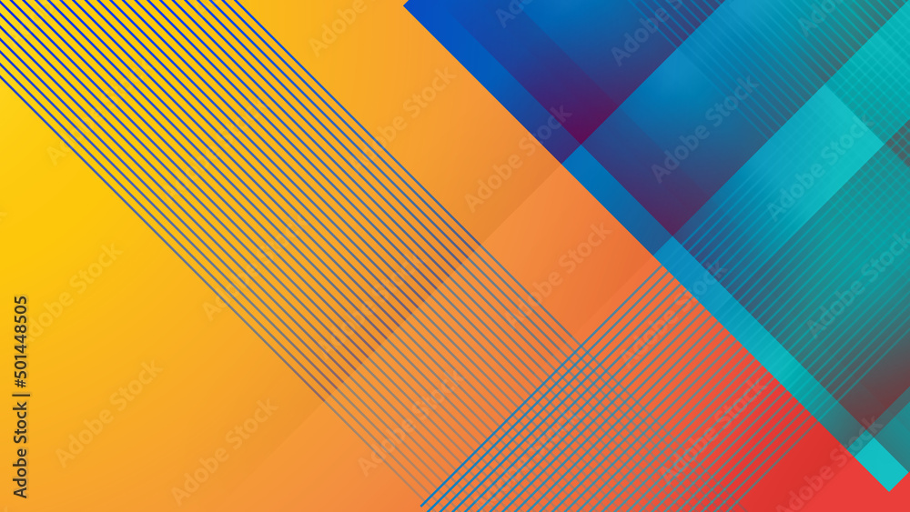 Obraz premium Minimal orange blue abstract modern background design. Design for poster, template on web, backdrop, banner, brochure, website, flyer, landing page, presentation, certificate, and webinar