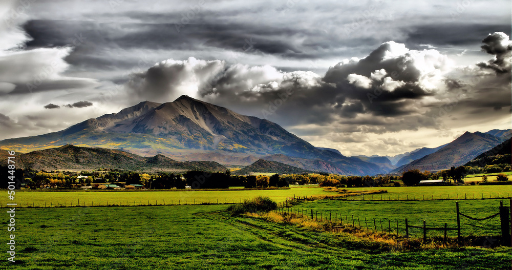 Naklejka premium Mount Sopris