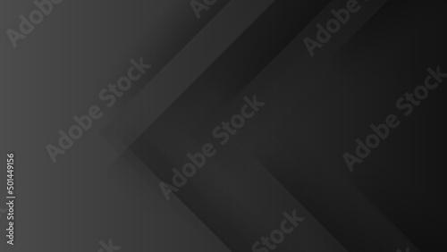 Vector black grey 3d abstract, science, futuristic, energy technology concept. Digital image of light rays, stripes lines with light, speed and motion blur over dark tech background