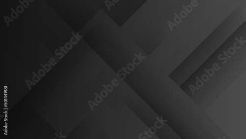 Dark black grey 3d abstract background geometry shine and layer element vector for presentation design. Suit for business, corporate, institution, party, festive, seminar, and talks.