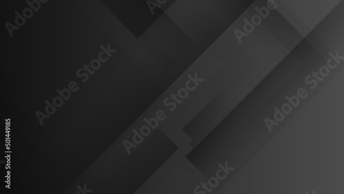 Minimal geometric black grey 3d light technology background abstract design. Vector illustration abstract graphic design banner pattern presentation background web template.