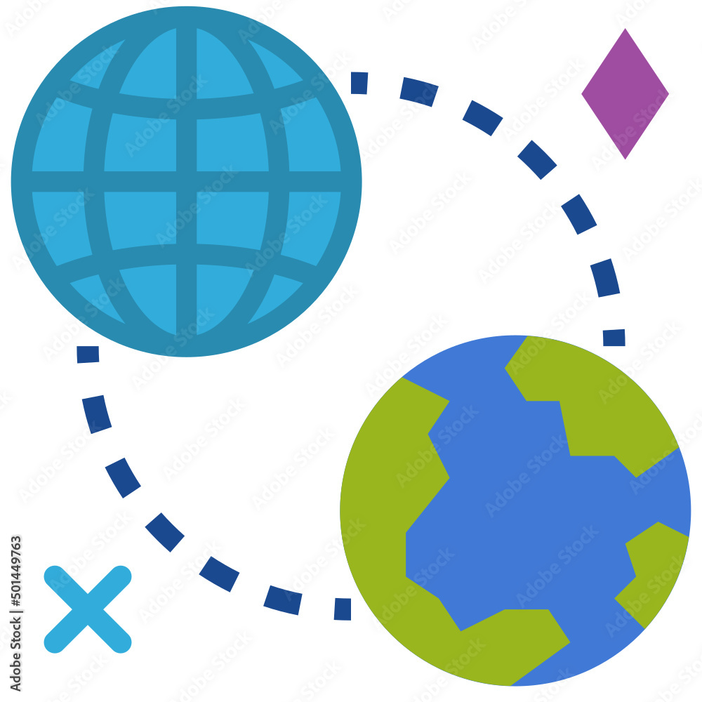 multiverse flat icon multiverse flat icon