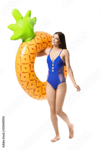 Attractive young woman with...