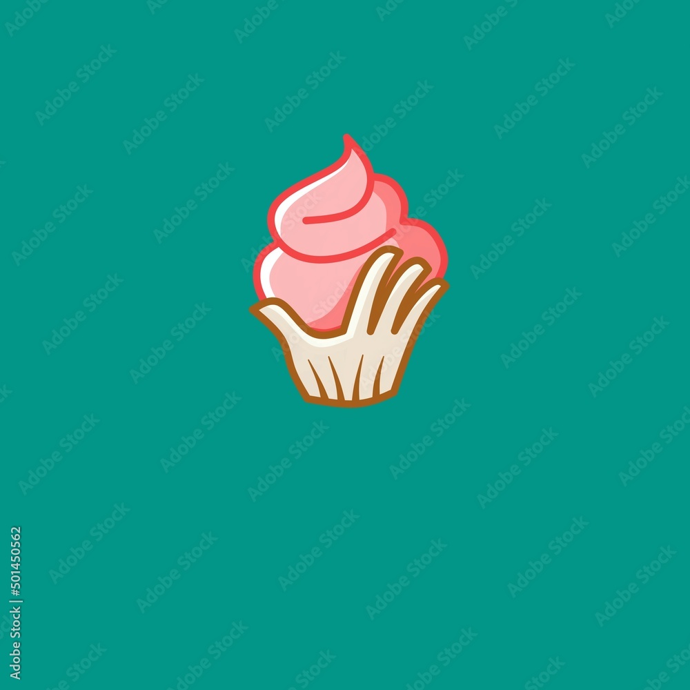 cupcake with cherry cupcake with cherry
