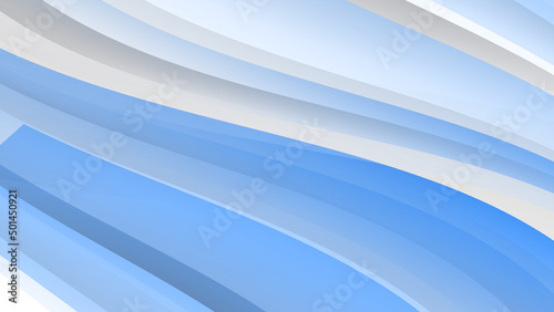 Abstract light blue and white wave geometric light triangle line shape with futuristic concept presentation background