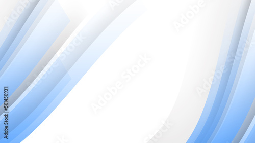 Modern light blue and white wave corporate abstract technology background. Vector abstract graphic design banner pattern presentation background web template.