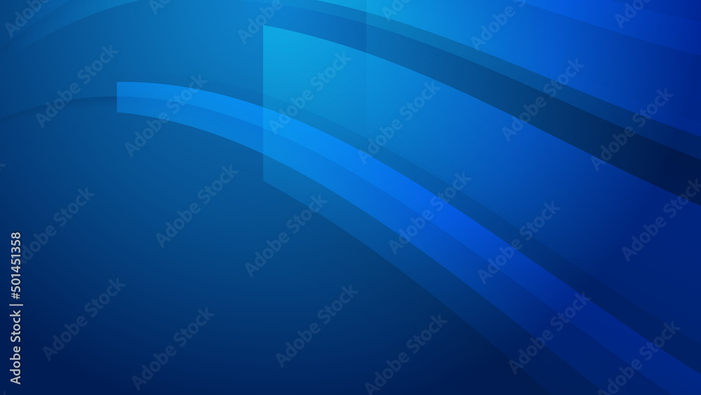 Obraz premium Abstract blue wave curve 3d background. Vector abstract graphic design banner pattern presentation background web template.
