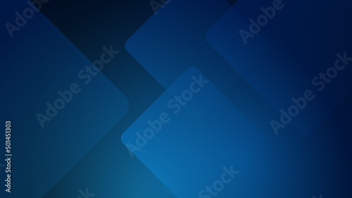 Minimal geometric dark blue square light technology background abstract design. Vector illustration abstract graphic design banner pattern presentation background web template.