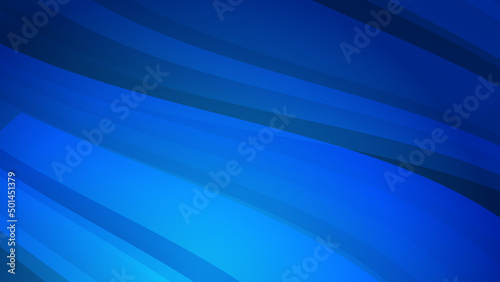 Abstract blue wave curve 3d geometric light triangle line shape with futuristic concept presentation background