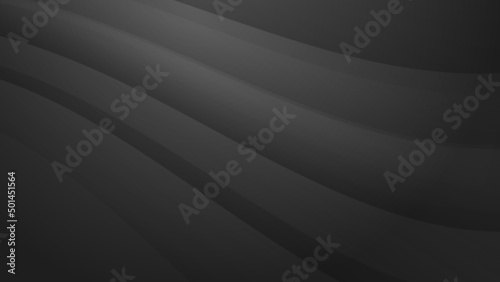 Modern black wave 3d curve corporate abstract technology background. Vector abstract graphic design banner pattern presentation background web template.