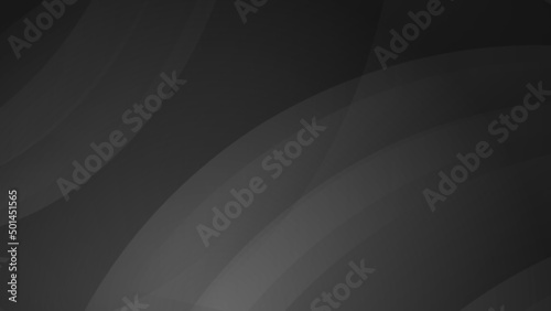 Minimal geometric black wave 3d curve light technology background abstract design. Vector illustration abstract graphic design banner pattern presentation background web template.