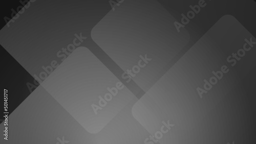 Vector black square grey abstract, science, futuristic, energy technology concept. Digital image of light rays, stripes lines with light, speed and motion blur over dark tech background