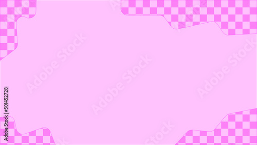 pink aesthetic abstract background with gingham, plaid, checkered pattern decoration, perfect for wallpaper, backdrop, postcard, background