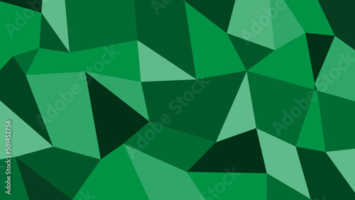 abstract geometric polygon green background, perfect for wallpaper, backdrop, postcard, background