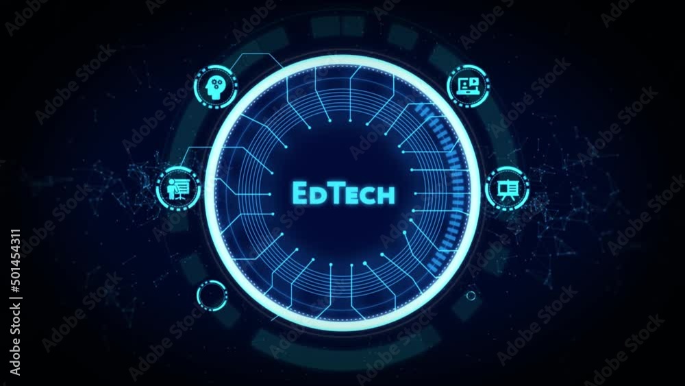 EdTech Education Technology e-learning online learning internet technology concept EdTech Education Technology e-learning online learning internet technology concept