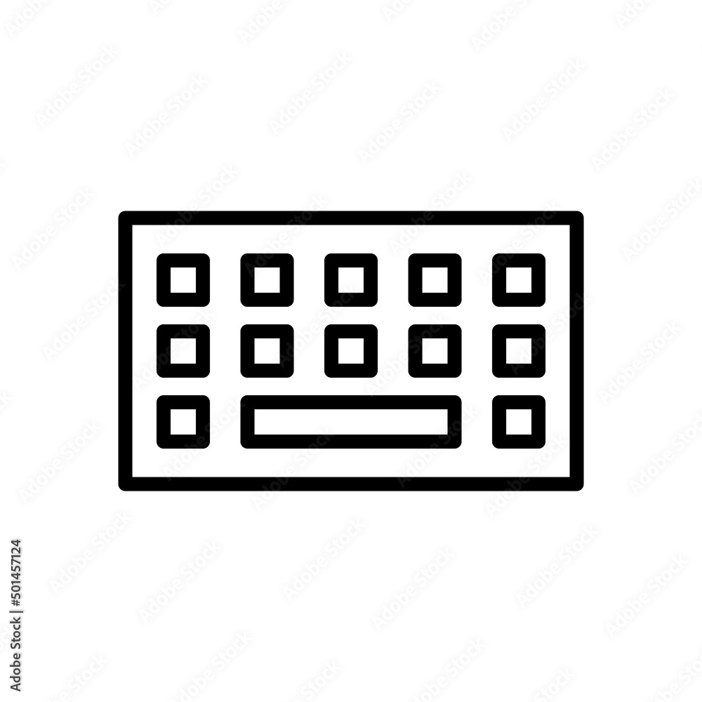 keyboard new icon simple vector keyboard new icon simple vector