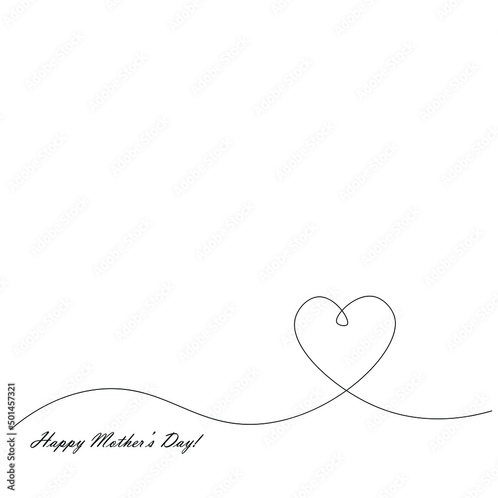 Happy mothers day card or background vector illustration Happy mothers day card or background vector illustration