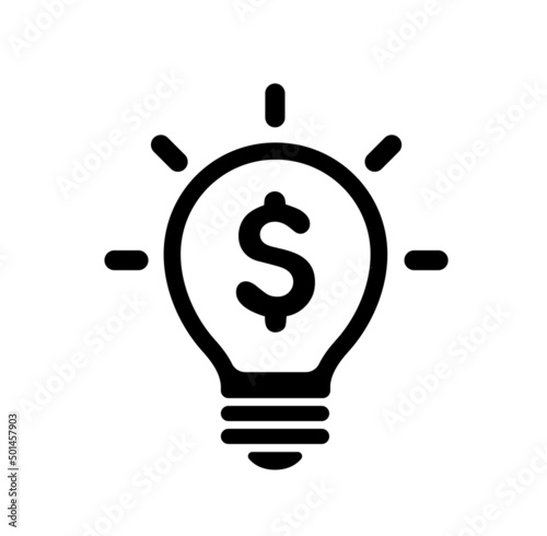 Electricity bill , utility bill vector icon illustration