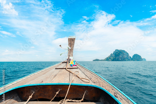 boat trip,Island and sea views from a long-tail boat