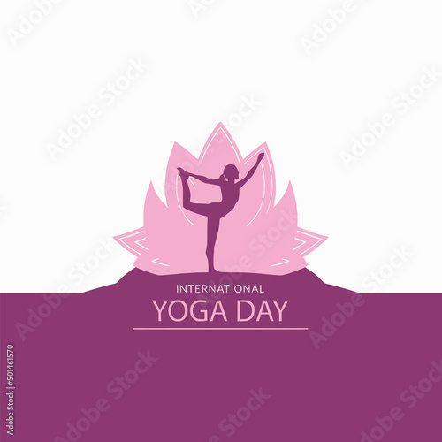 International Yoga Day Vector Background, Yoga Day Hand Drawn Drawing Vector Water Color