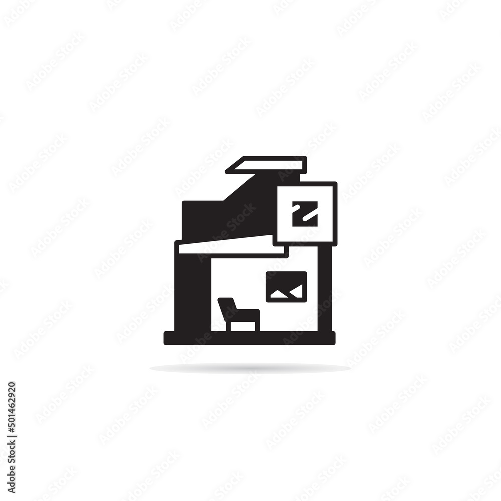 modern building icon vector illustration modern building icon vector illustration