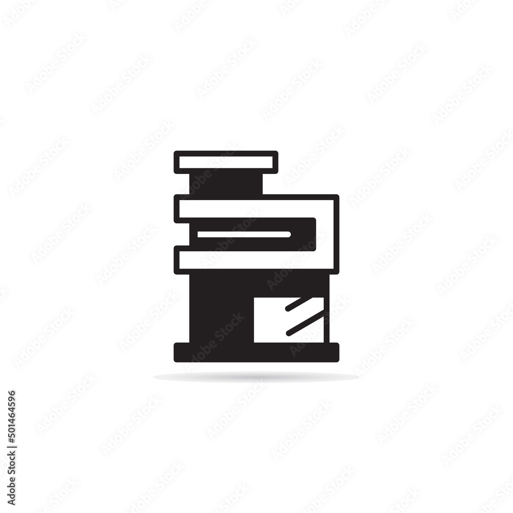 modern house building icon vector illustration modern house building icon vector illustration
