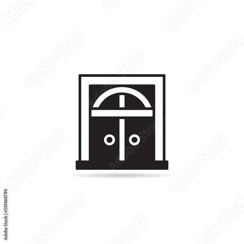 window pane icon vector illustration