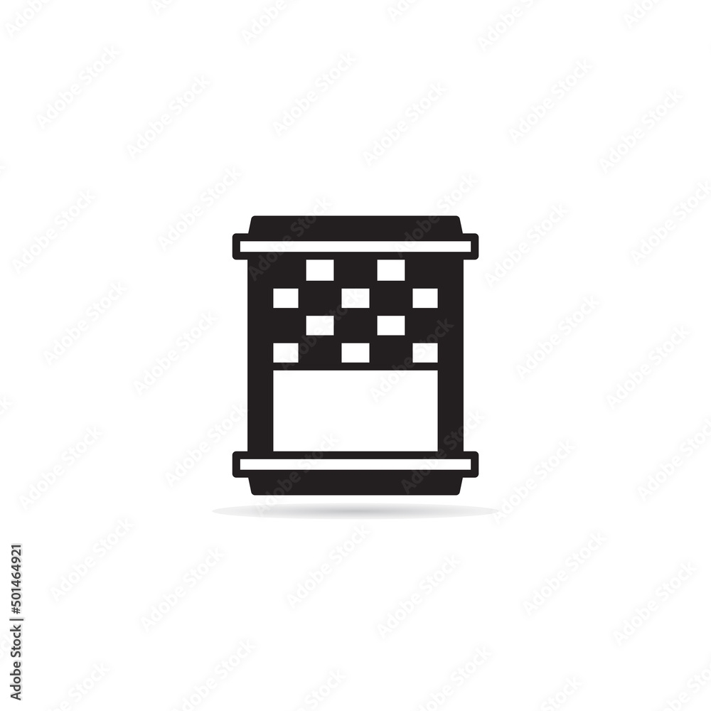 Obraz premium window icon vector illustration