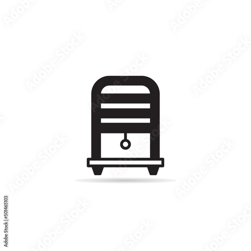 blinds window icon vector illustration