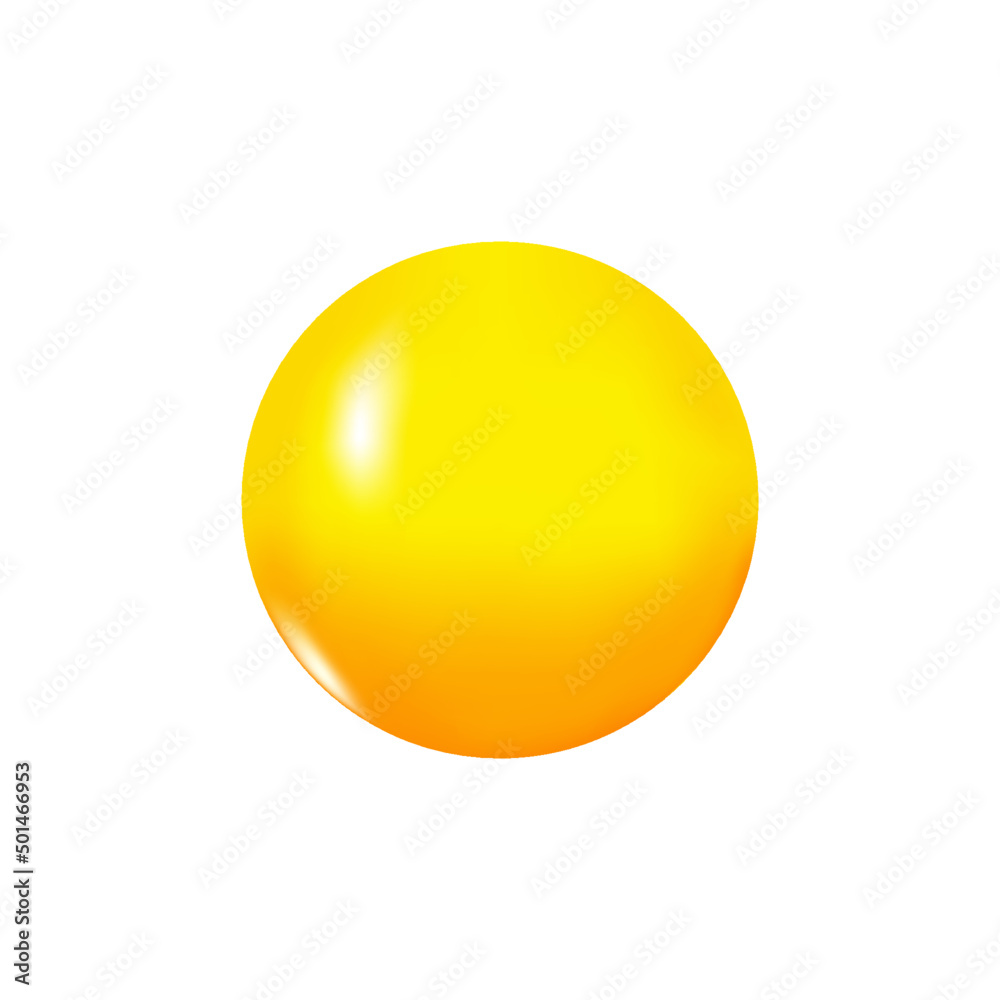 Blank glossy badges, pins or web button in yellow color. Sun icon.