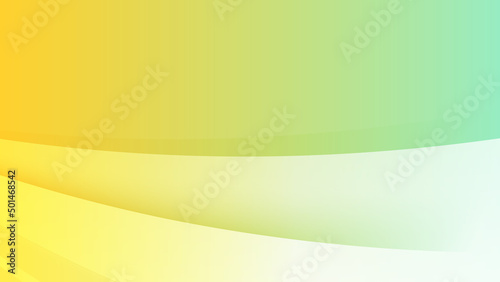 Yellow and green background with stripes. Vector abstract background texture design  bright poster. Abstract background modern hipster futuristic graphic. Multi-layer effect with texture.