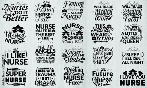 nurse svg bundle