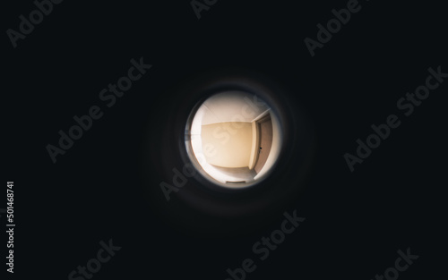 Door peephole photo