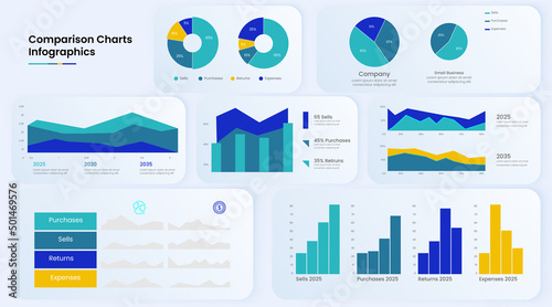 Modern stunning user experience infographic vector element set and infographic set design.