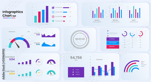 Modern stunning user experience infographic vector element set and infographic set design.