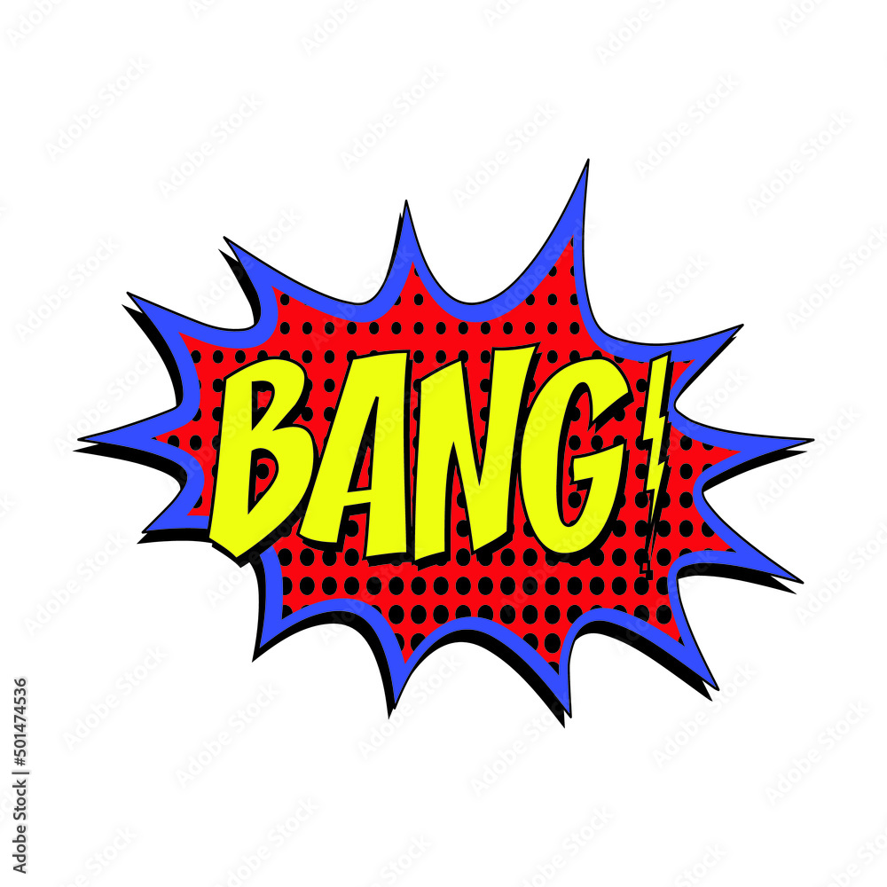 Bang comic burst vector sign Bang comic burst vector sign