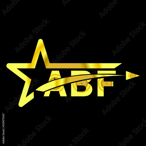 ABF letter logo design. ABF creative  letter logo. simple and modern letter logo. ABF alphabet letter logo for business. Creative corporate identity and lettering. vector modern logo   photo