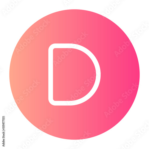 vitamin d gradient icon