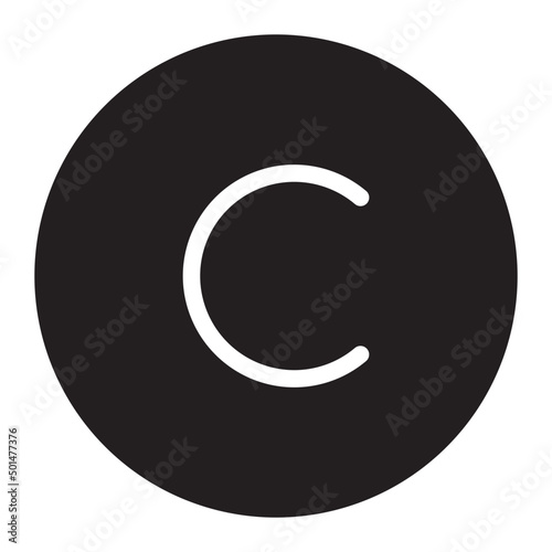 vitamin c glyph icon