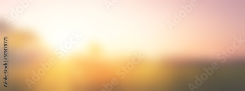 sunrise blur background for banner website, panorama