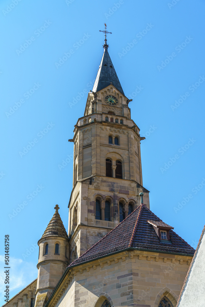 St. Michaels Church at Schwaebisch Hall in south Germany